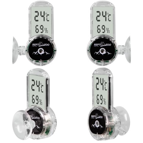 Repti-Zoo 4-sides Thermometer Hygrometer - termometr i higrometr LCD Repti-Zoo