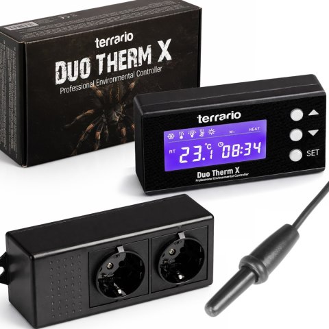 Terrario Duo Therm X - termostat dzień i noc z programatorem czasowym Terrario