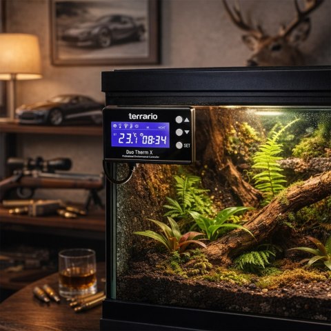Terrario Duo Therm X - termostat dzień i noc z programatorem czasowym Terrario