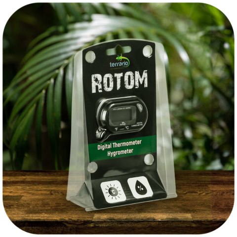 Terrario Rotom Digital Thermometer Hygrometer - termometr i higrometr Terrario