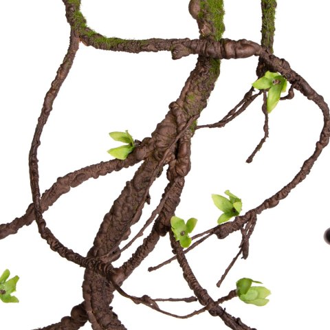 Terrario - Sztuczna Gałąź Dekoracyjna z Pędami do Terrarium - 100 cm Terrario