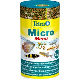 Tetra Micro Menu 100ml - zestaw pokarmów 4 w 1 Tetra