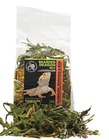 Komodo Beared Dragon Mix 80g - zioła lecznicze dla agamy Komodo