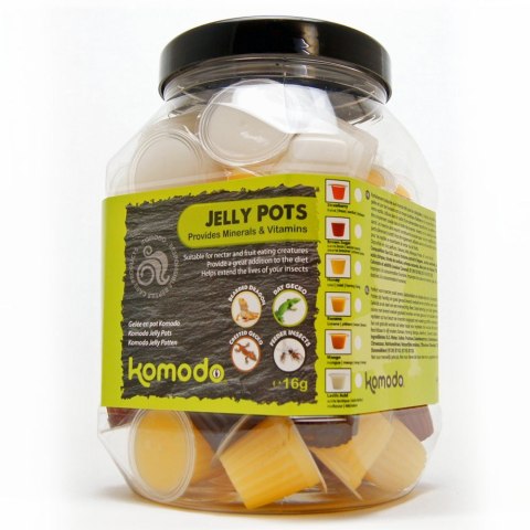 Komodo Jelly Pot Fruit Mix Jar - miks owocowy w żelu 60szt. Komodo