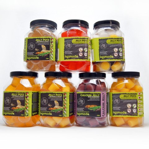 Komodo Jelly Pot Fruit Mix Jar - miks owocowy w żelu 60szt. Komodo