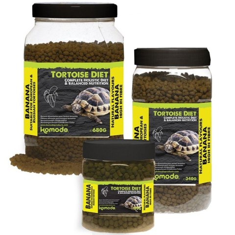 Komodo Tortoise Diet Banana 680g - pokarm dla żółwi Komodo