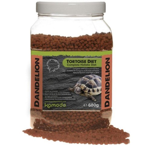 Komodo Tortoise Diet Dandelion 680g - pokarm dla żółwi Komodo