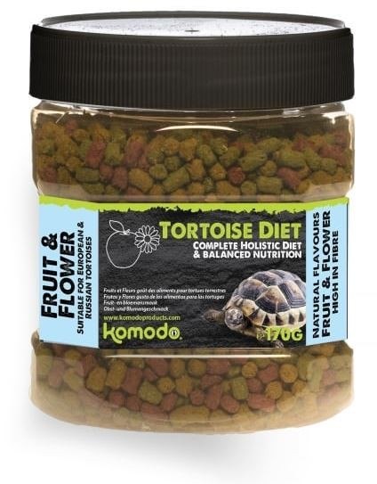 Komodo Tortoise Diet Fruit Flower 170g - pokarm dla żółwi Komodo