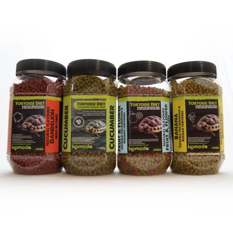 Komodo Tortoise Diet Fruit Flower 340g - pokarm dla żółwi Komodo