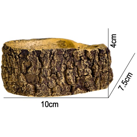 Terrario Bark Bowl - Miska do Terrarium 10x7,5x4 cm Terrario