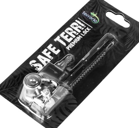 Terrario Safe Terri 120 - zamek do drzwi przesuwnych 12cm Terrario