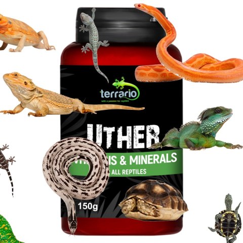 Terrario UTHER for Reptiles 150g - witaminy dla gadów i płazów Terrario