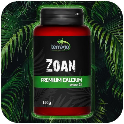Terrario Zoan Calcium without D3 - wapno bez witaminy D3 150g Terrario
