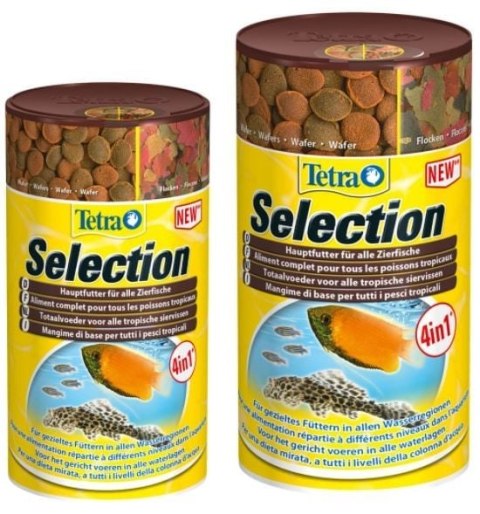 Tetra Selection 100ml - cztery pokarmy w jednej puszce Tetra