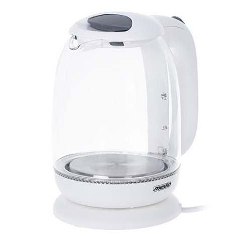 MS 1302 white Czajnik szklany 1,7 l