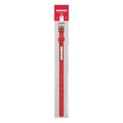 RecoFun Obroża z PVC czerwona Recofun