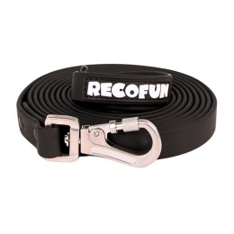 RecoFun Smycz treningowa z PVC czarna Recofun