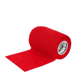 Bandaż kohezyjny 7,5 cm x 4,5m czerwony Recovital