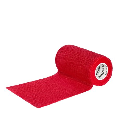 Bandaż kohezyjny czerwony 10 cm x 4,5 m Recovital