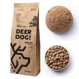 Deer Dog Dzik z batatami 1,5 kg DUŻE i średnie rasy sucha DZICZYZNA
