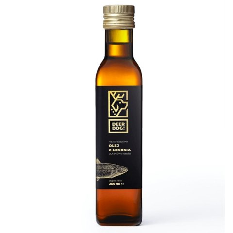 Deer Dog Olej z łososia 250 ml dla psa i kota Omega 3 na odpornośc i stawy
