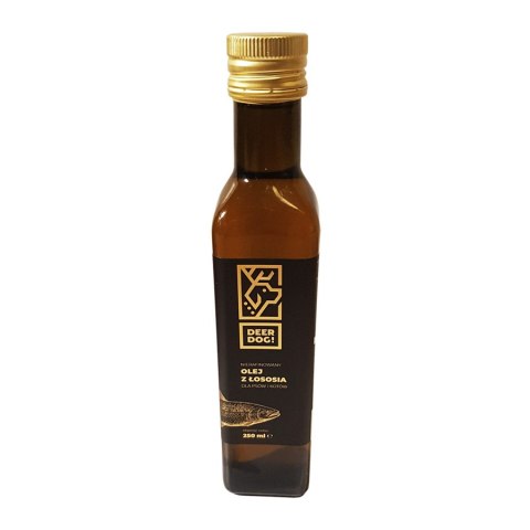 Deer Dog Olej z łososia 250 ml dla psa i kota Omega 3 na odpornośc i stawy