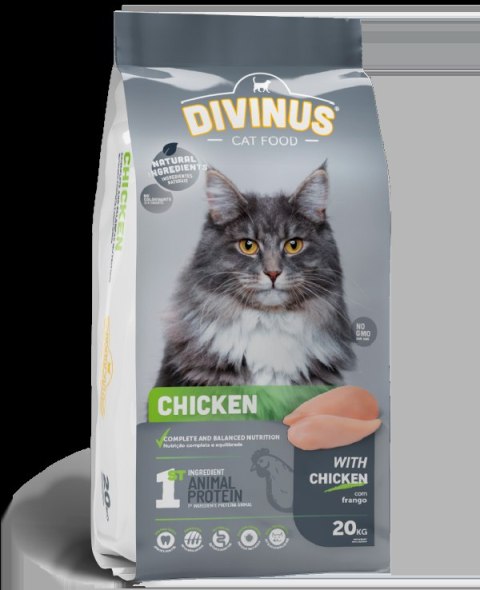 Divinus Cat Meat Chicken dla kotów dorosłych 2kg