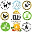 Kraina Radolin Jeleń 1,2 kg rasy większe karma sucha pieczona 65% mięsa dla psów z alergia i nadwrażliwością