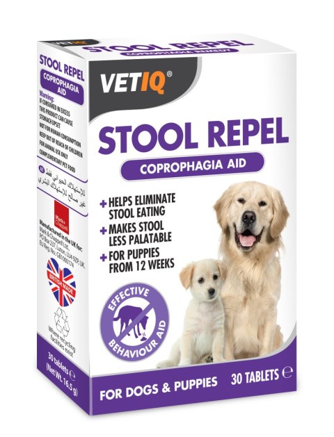 Preparat przeciw koprofagi (jedzenie kału) 30 tab VetIQ Stool Repel