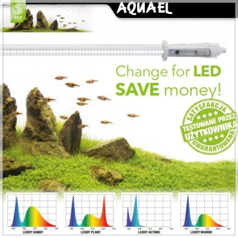 Aquael LEDDY TUBE - 10W 53,5-66,5cm PLANT 2.0 Aquael