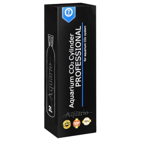 Butla CO2 Aquario BLUE 2l 47cm - nowa z zaworem Aquario