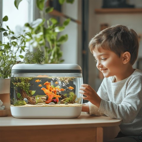 Kruger Meier Happy Starfish Set - Ozdoba z napowietrzaczem do akwarium Kruger Meier