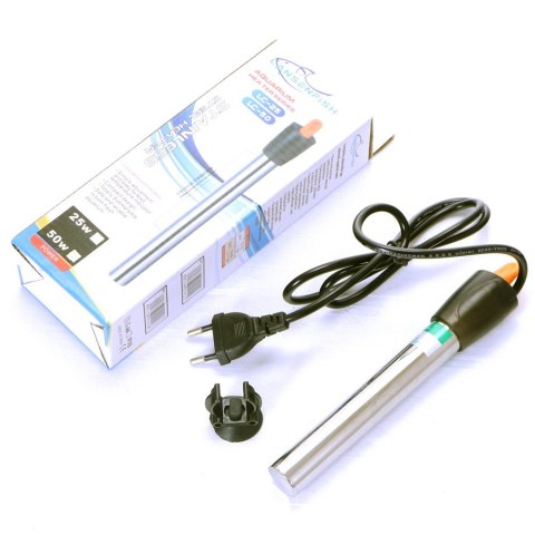 LansenFish Steel Heater 50W - stalowa grzałka z termostatem do akwarium 20l - 50l Lansenfish