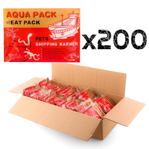 Aqua Heat Pack 'Gold' x 200 - zestaw 200 ogrzewaczy Aquario