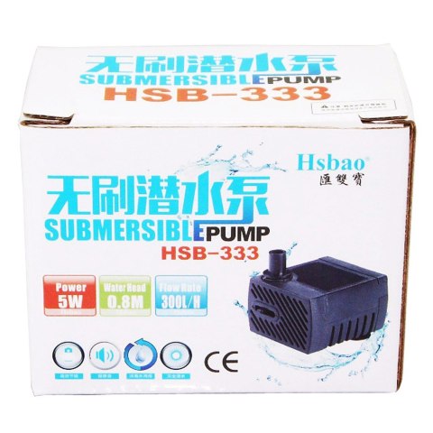 Hsbao HSB-333 - pompa 300l/h Hsbao