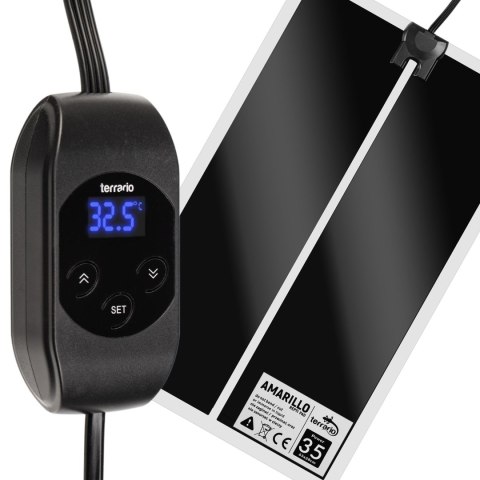 Terrario Amarillo 35W - mata grzewcza z termostatem LCD Terrario