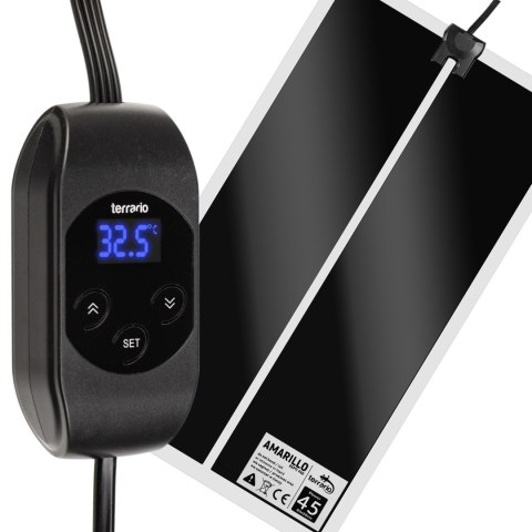 Terrario Amarillo 45W - mata grzewcza z termostatem LCD Terrario