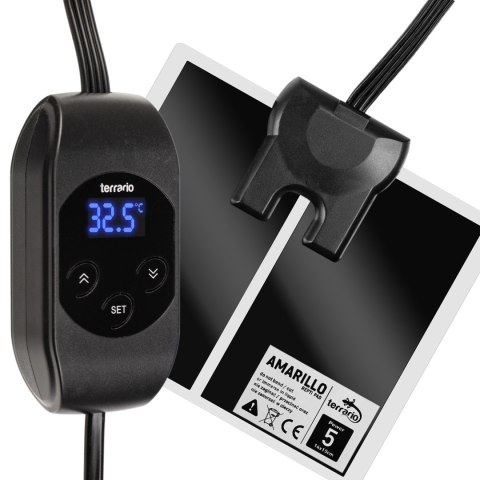 Terrario Amarillo 5W - mata grzewcza z termostatem LCD Terrario