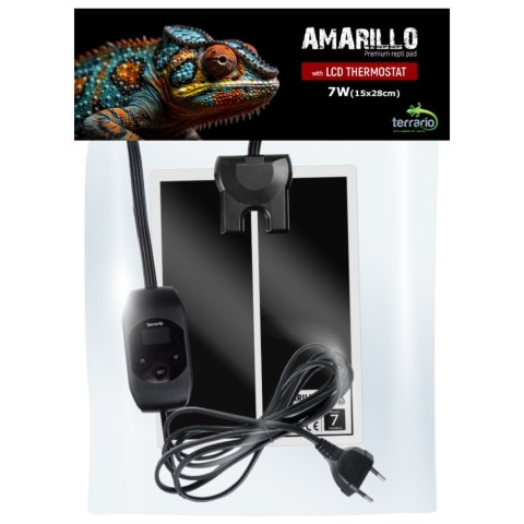 Terrario Amarillo 7W - mata grzewcza z termostatem LCD Terrario