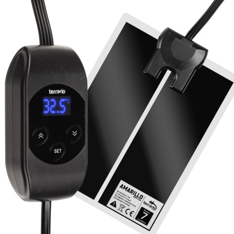 Terrario Amarillo 7W - mata grzewcza z termostatem LCD Terrario