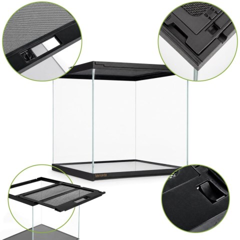 Terrario Frevo Clear Terrarium 30x30x30cm - terrarium szklane Terrario