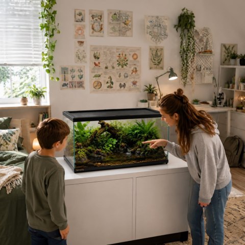 Terrario Frevo Clear Terrarium 50x30x30cm - terrarium szklane Terrario