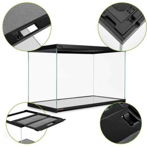 Terrario Frevo Clear Terrarium 50x30x30cm - terrarium szklane Terrario