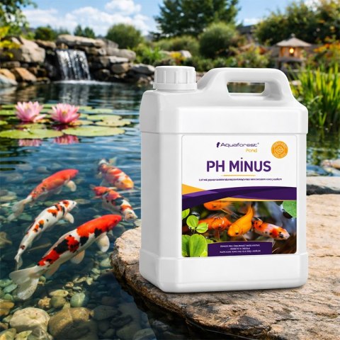 Aquaforest PH Minus POND 1L - preparat do obniżania pH w oczkach wodnych Aquaforest