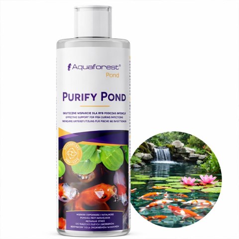 Aquaforest Purify POND 500ml - środek do pielęgnacji ryb w oczkach wodnych Aquaforest