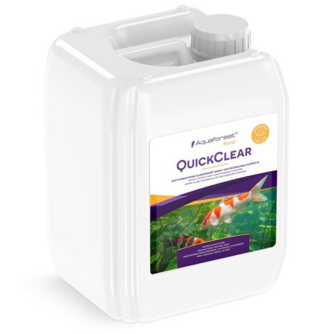Aquaforest Quick Clear POND 5L - krystalicznie czysta woda w oczku wodnym Aquaforest
