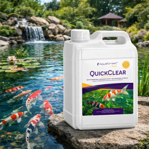 Aquaforest Quick Clear POND 5L - krystalicznie czysta woda w oczku wodnym Aquaforest