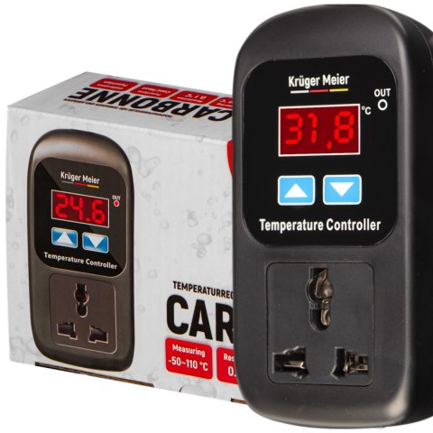 Kruger Meier Carbonne - termostat elektroniczny Kruger Meier