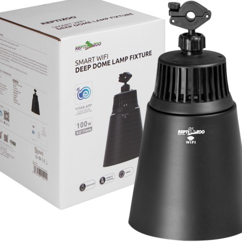 Repti-Zoo Smart Wi-Fi Deep Lamp - lampa na żarówki grzewcze Wi-Fi Repti-Zoo
