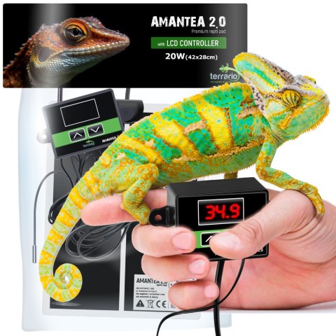 Terrario Amantea 2.0 20W - mata grzewcza z termostatem Terrario